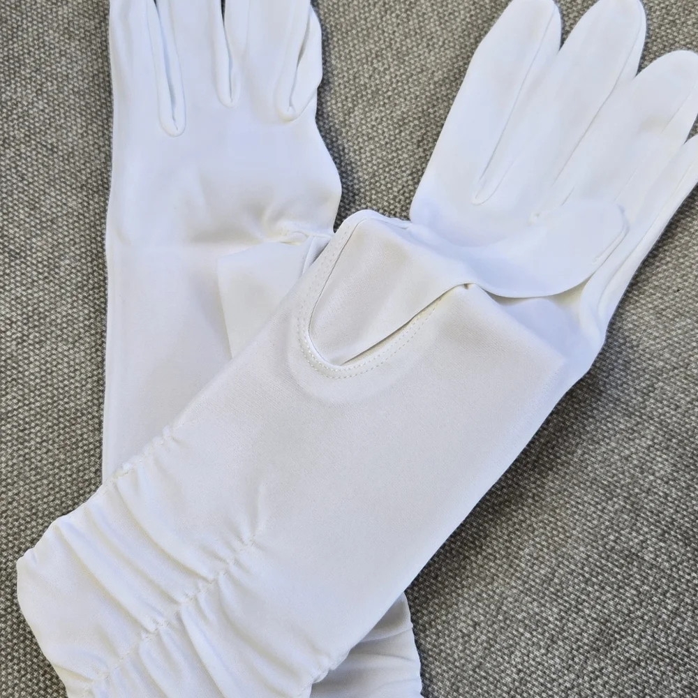 Kayser White Vintage Ling Gloves